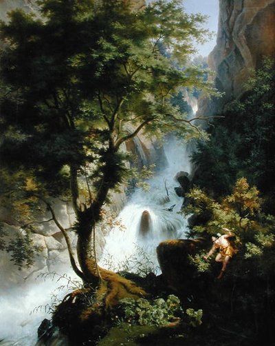 Hunter in the Apennines, 1822 by Lancelot Théodore Turpin de Crissé de Crissé